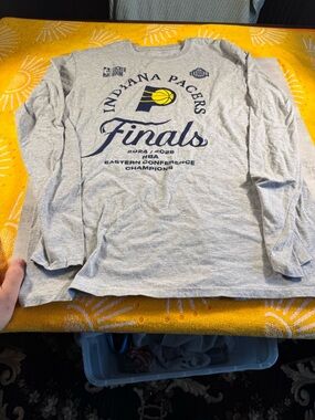 Fanatics Gray Crewneck Tee with White Logo